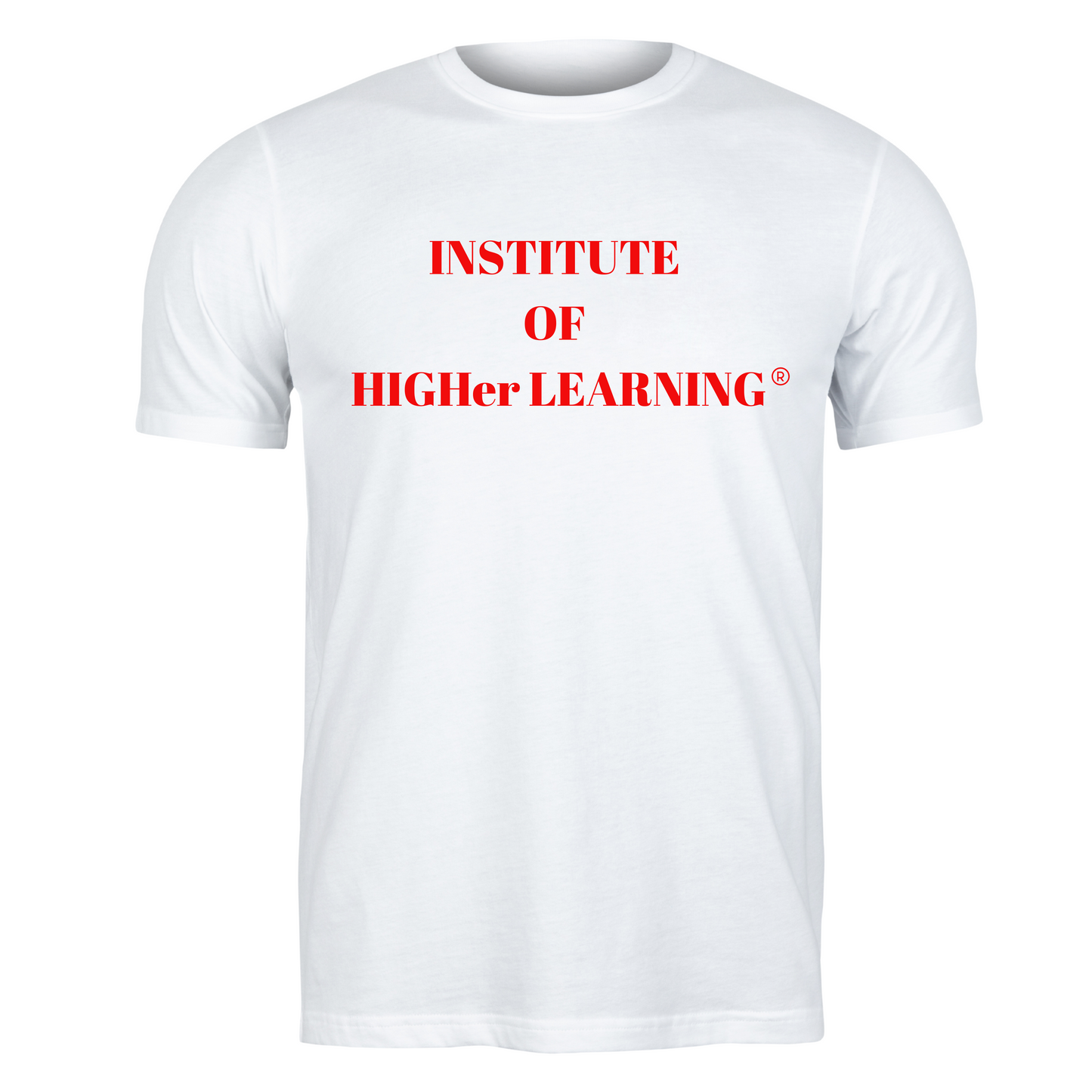 INSTITUTE OF HIGHer LEARNING® Classic Tee (White w/Red)